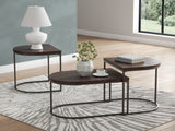 Furniture City Houma - Ashley Furniture - Vanmore Table (Set of 3) - Occasional Table Set (3/CN) / Dark Brown - T199-13