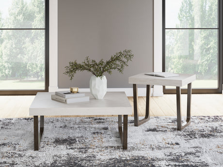 Furniture City Houma - Ashley Furniture - Westenfort Table (Set of 2) - Occasional Table Set (Set of 2) / Espresso/Gray - T202-12