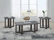 Furniture City Houma - Ashley Furniture - Dynnford Table (Set of 3) - Occasional Table Set (3/CN) / Gray/Brown - T216-13