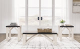 Furniture City Houma - Ashley Furniture - Dorrinson Table (Set of 3) - Occasional Table Set (3/CN) / Antique White - T236-13