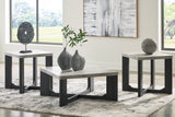Furniture City Houma - Ashley Furniture - Sharstorm Table (Set of 3) - Occasional Table Set (3/CN) / Two-tone Gray - T251-13