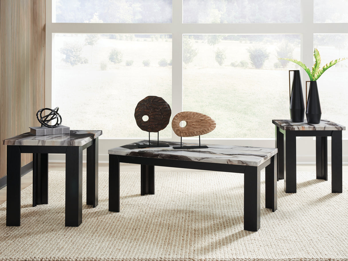 Furniture City Houma - Ashley Furniture - Jazmore Table (Set of 3) - Occasional Table Set (3/CN) / Dark Brown - T255-13