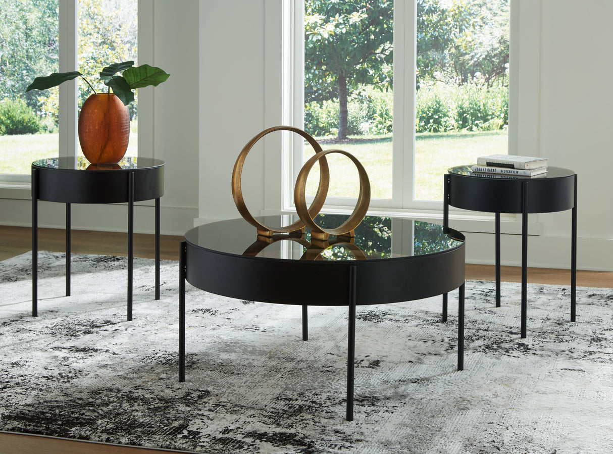 Furniture City Houma - Ashley Furniture - Ardoline Table (Set of 3) - Occasional Table Set (3/CN) / Black - T280-13