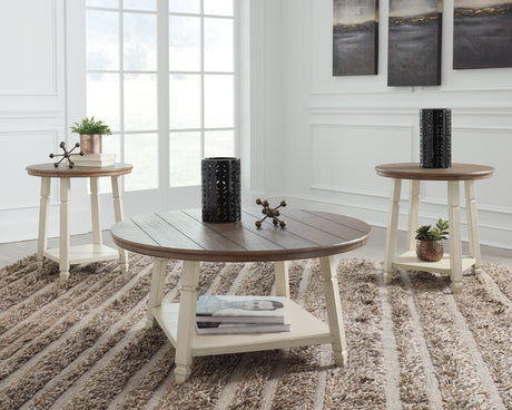 Furniture City Houma - Ashley Furniture - Bolanbrook Table (Set of 3) - Occasional Table Set (3/CN) / Two-tone - T377-13