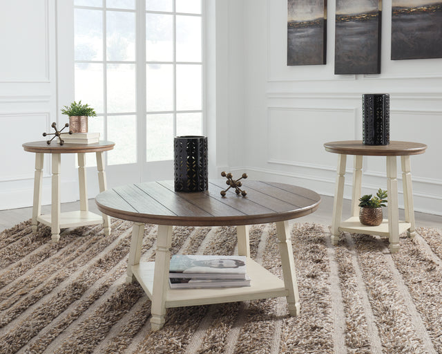 Furniture City Houma - Ashley Furniture - Bolanbrook Table (Set of 3) - Occasional Table Set (3/CN) / Two-tone - T377-13