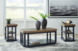 Furniture City Houma - Ashley Furniture - Landocken Table (Set of 3) - Occasional Table Set (3/CN) / Brown/Blue - T402-13