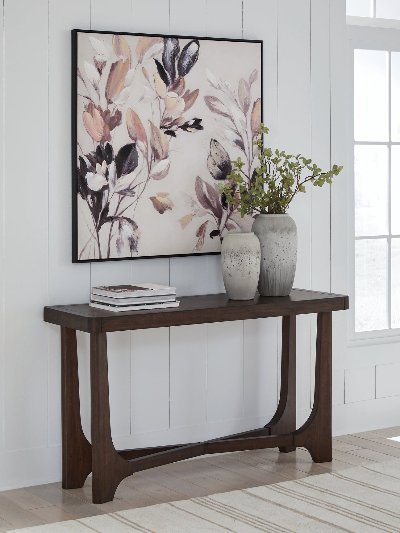 Furniture City Houma - Ashley Furniture - Korestone Sofa Table - Sofa Table / Dark Brown - T438-4