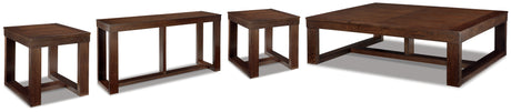 Furniture City Houma - Ashley Furniture - Watson Coffee Table and 2 End Tables with Console - Coffee Table and 2 End Tables with Console - T481T1