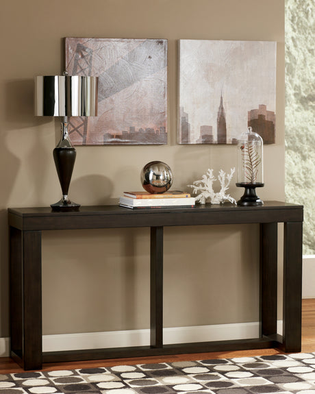 Furniture City Houma - Ashley Furniture - Watson Sofa/Console Table - Sofa Table / Dark Brown - T481-4