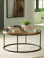 Furniture City Houma - Ashley Furniture - Noraluna Coffee Table - Round Cocktail Table - T502-8