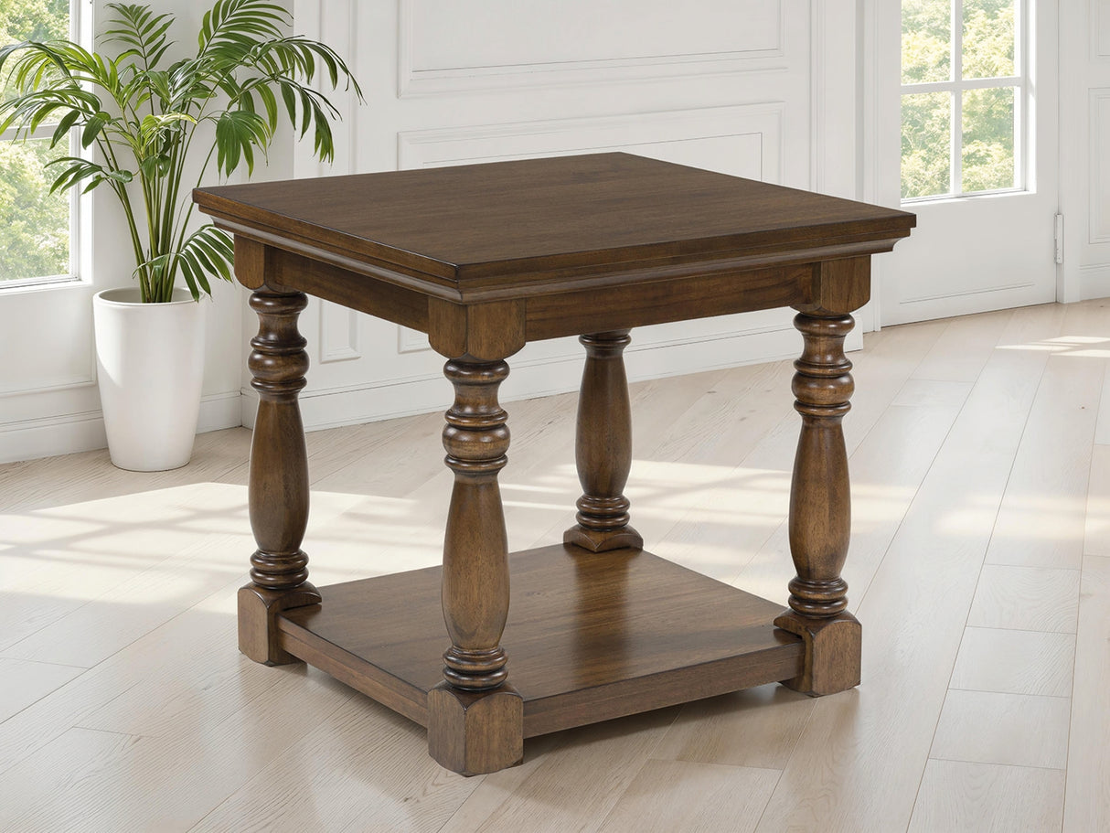 Furniture City Houma - Ashley Furniture - Sturlayne End Table - Rectangular End Table / Brown - T609-3