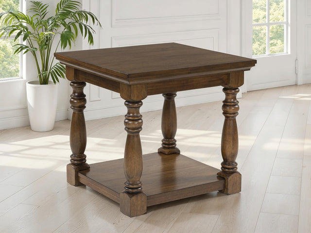Furniture City Houma - Ashley Furniture - Sturlayne End Table - Rectangular End Table / Brown - T609-3