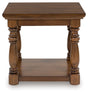 Furniture City Houma - Ashley Furniture - Sturlayne End Table - Rectangular End Table / Brown - T609-3