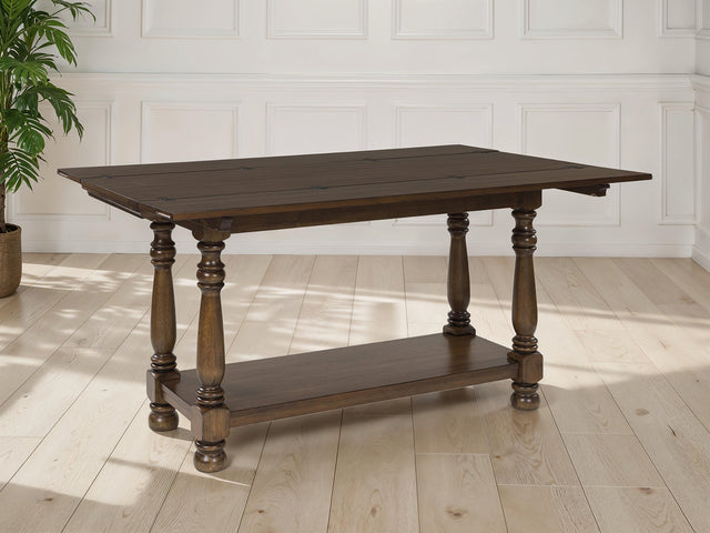 Furniture City Houma - Ashley Furniture - Sturlayne Flip Top Sofa Table - Flip Top Sofa Table / Brown - T609-4