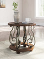 Furniture City Houma - Ashley Furniture - Frallyn End Table - Round End Table / Dark Brown - T623-6