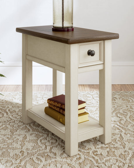 Furniture City Houma - Ashley Furniture - Bolanburg Chairside End Table - Chair Side End Table / Two-tone - T637-107