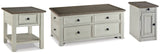 Furniture City Houma - Ashley Furniture - Bolanburg Coffee Table with End Table and Chairside End Table - Coffee Table with End Table and Chairside End Table - T637T1