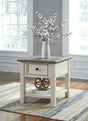 Furniture City Houma - Ashley Furniture - Bolanburg End Table - Rectangular End Table / Two-tone - T637-3