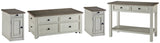 Furniture City Houma - Ashley Furniture - Bolanburg Coffee Table and 2 Chairside End Tables with Console - Coffee Table and 2 Chairside End Tables with Console - T637T4