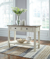 Bolanburg Coffee Table and 2 Chairside End Tables with Console