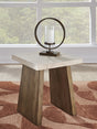 Furniture City Houma - Ashley Furniture - Brendalhouse End Table - Square End Table / Light Brown - T642-2