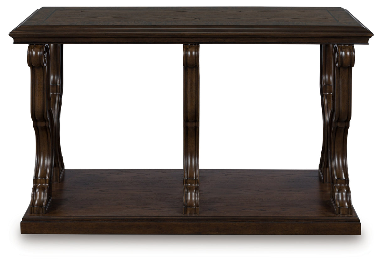 Furniture City Houma - Ashley Furniture - Maylee Sofa Table - Sofa Table / Dark Brown - T647-4