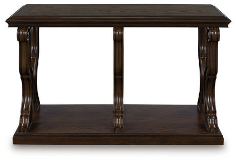 Furniture City Houma - Ashley Furniture - Maylee Sofa Table - Sofa Table / Dark Brown - T647-4
