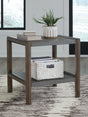 Furniture City Houma - Ashley Furniture - Kallenny End Table - Rectangular End Table / Brown/Gray - T669-3
