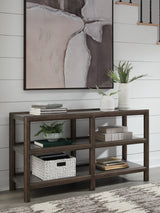 Furniture City Houma - Ashley Furniture - Kallenny Sofa Table - Sofa Table / Brown/Gray - T669-4
