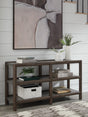 Furniture City Houma - Ashley Furniture - Kallenny Sofa Table - Sofa Table / Brown/Gray - T669-4