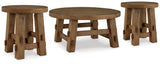 Furniture City Houma - Ashley Furniture - Mackifeld Coffee Table and 2 End Tables - Coffee Table and 2 End Tables - T724T1