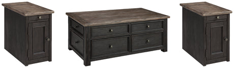 Furniture City Houma - Ashley Furniture - Tyler Creek Coffee Table and 2 Chairside End Tables - Coffee Table and 2 Chairside End Tables - T736T1