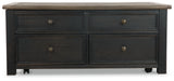 Tyler Creek Coffee Table and 2 End Tables with Console