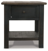 Tyler Creek Coffee Table and 2 End Tables with Console