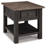 Tyler Creek Coffee Table and 2 End Tables with Console