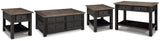 Furniture City Houma - Ashley Furniture - Tyler Creek Coffee Table and 2 End Tables with Console - Coffee Table and 2 End Tables with Console - T736T3