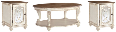 Furniture City Houma - Ashley Furniture - Realyn Coffee Table and 2 End Tables - Coffee Table and 2 End Tables - T743T2