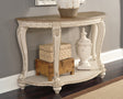 Furniture City Houma - Ashley Furniture - Realyn Sofa Table - Sofa Table / White/Brown - T743-4