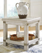 Furniture City Houma - Ashley Furniture - Carynhurst End Table - Rectangular End Table / White Wash Gray - T757-3