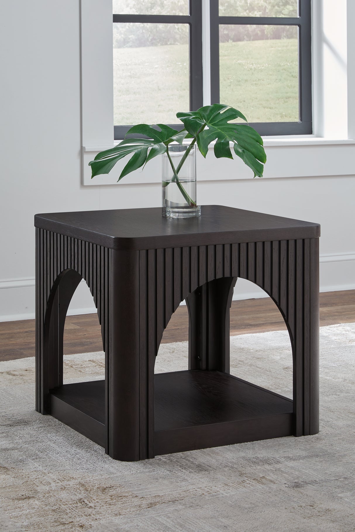 Furniture City Houma - Ashley Furniture - Yellink End Table - Square End Table / Black - T760-2