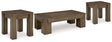 Furniture City Houma - Ashley Furniture - Rosswain Lift-top Coffee Table and 2 End Tables - Lift-top Coffee Table and 2 End Tables - T763T1