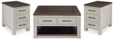 Furniture City Houma - Ashley Furniture - Darborn Lift-top Coffee Table and 2 Chairside End Tables - Lift-top Coffee Table and 2 Chairside End Tables - T796T1