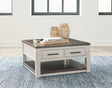 Furniture City Houma - Ashley Furniture - Darborn Lift-Top Coffee Table - Lift Top Cocktail Table / Gray/Brown - T796-00