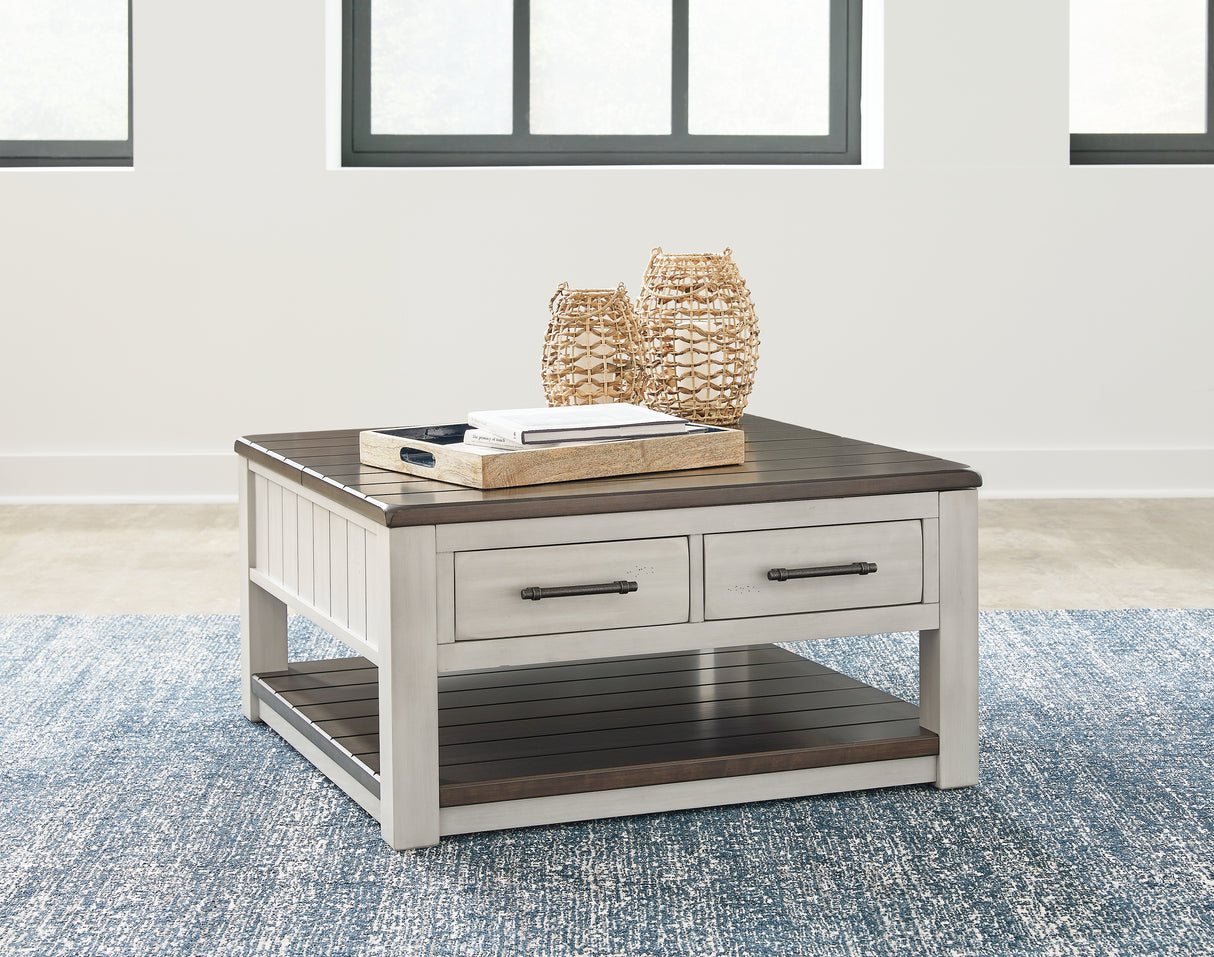 Furniture City Houma - Ashley Furniture - Darborn Lift-Top Coffee Table - Lift Top Cocktail Table / Gray/Brown - T796-00