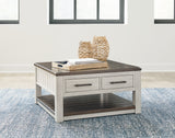 Furniture City Houma - Ashley Furniture - Darborn Lift-Top Coffee Table - Lift Top Cocktail Table / Gray/Brown - T796-00