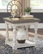 Furniture City Houma - Ashley Furniture - Havalance End Table - Rectangular End Table / Gray/White - T814-3