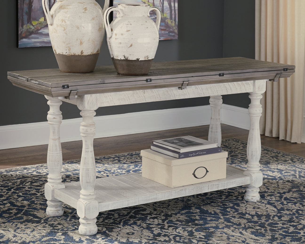 Furniture City Houma - Ashley Furniture - Havalance Sofa/Console Table - Flip Top Sofa Table - T814-4