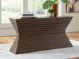 Furniture City Houma - Ashley Furniture - Hannodream Sofa Table - Sofa Table / Warm Brown - T821-4
