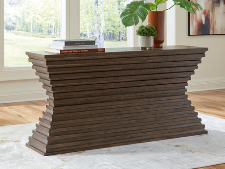 Furniture City Houma - Ashley Furniture - Hannodream Sofa Table - Sofa Table / Warm Brown - T821-4