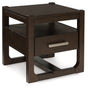 Furniture City Houma - Ashley Furniture - Breckington End Table - Rectangular End Table / Dark Brown - T656-3